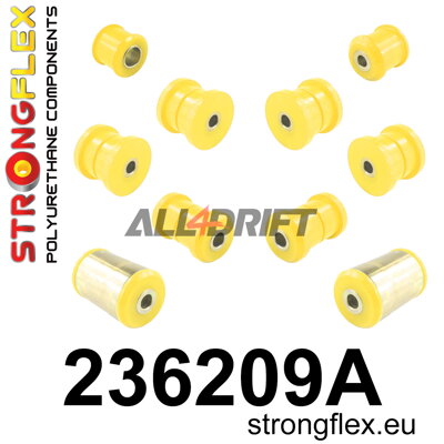 236209A Sada silentblokov zadnej nápravy SPORT Volvo 240 / 260