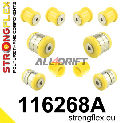 116268A Sada silentblokov predného zavesenia SPORT - Mercedes C216 RWD