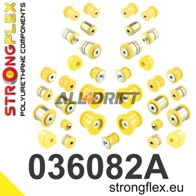 036082A Kompletná sada polyuretánových silentblokov náprav SPORT - BMW F01 / F02 XDRIVE