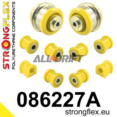 086227A Sada silentblokov zadnej nápravy SPORT - Honda III (95-04)