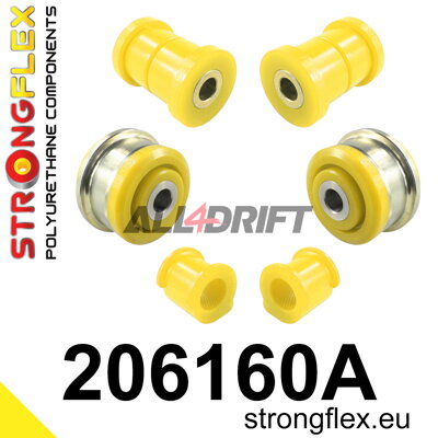 206160A Sada silentblokov prednej nápravy SPORT Opel / Suzuki