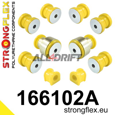 166102A Sada silentblokov predného zavesenia SPORT - Maserati GranCabrio (10-19)