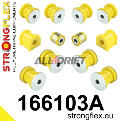 166103A Sada silentblokov zadného zavesenia SPORT - Maserati GranCabrio (10-19)