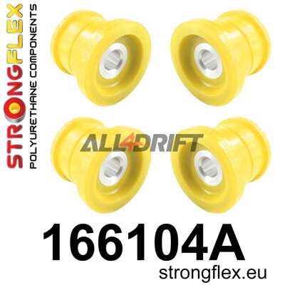 166104A Sada silentblokov zadného pomocného rámu SPORT - Maserati GranCabrio (10-19)