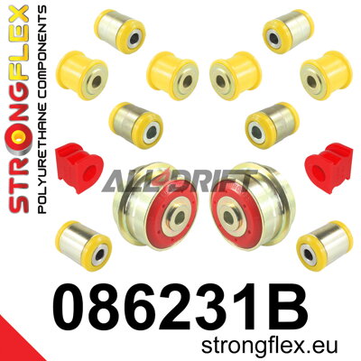 086231B Sada silentblokov zadnej nápravy - Honda VII (02-08) Tourer CM