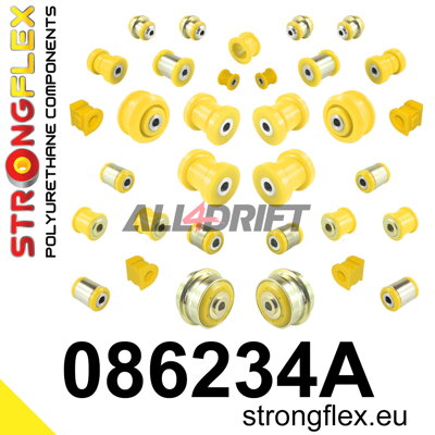 086234A Kompletná sada silentblokov náprav SPORT - Honda VII (02-08) Tourer CM