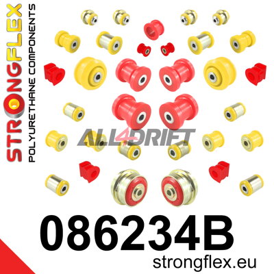 086234B Kompletná sada silentblokov náprav - Honda VII (02-08) Tourer CM