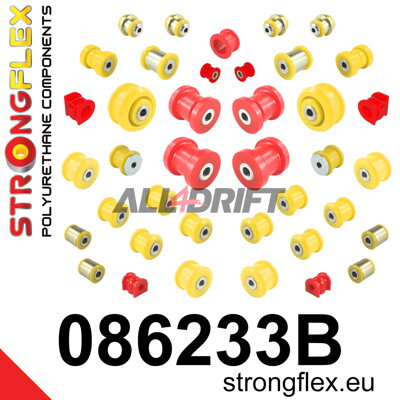 086233B Kompletná sada silentblokov náprav - Acura III (03-08) UA6 / UA7