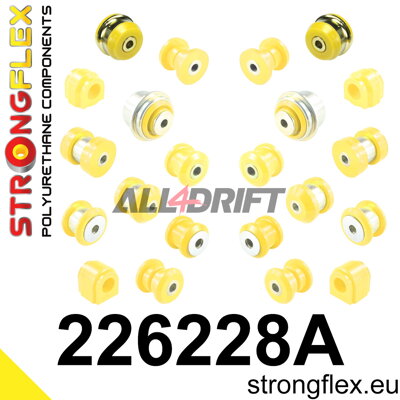 226228A Kompletná sada silentblokov náprav SPORT Audi / Seat / Škoda / VW / Cupra