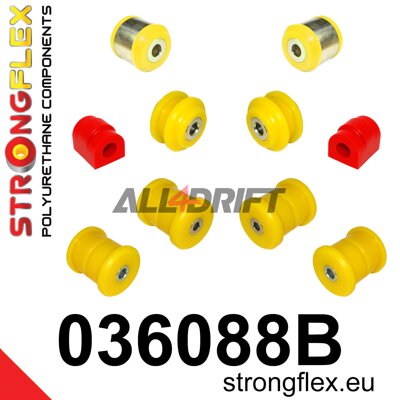036088B Sada silentblokov zadnej nápravy BMW E38