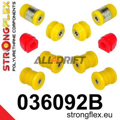 036092B Sada silentblokov zadnej nápravy BMW E6x / E65