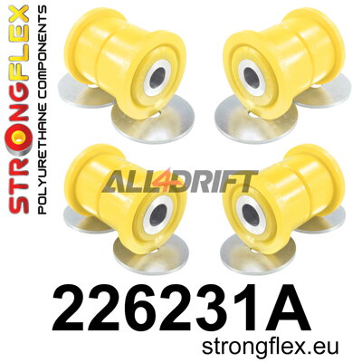 226231A Sada silentblokov zadného pomocného rámu SPORT - Volkswagen B6 FWD