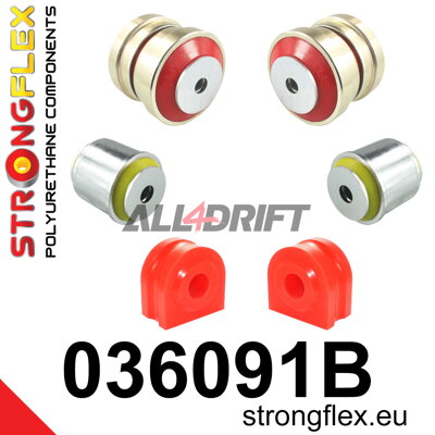 036091B Sada silentblokov prednej nápravy BMW E6x / E65