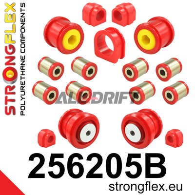 256205B Kompletná sada silentblokov zavesenia do 05/2003 - Mini Mini R50/R52/R53 (00-06)