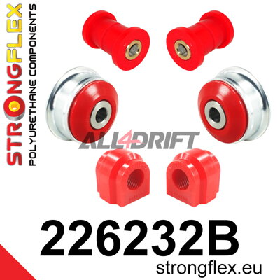 226232B Sada silentblokov prednej nápravy Audi / Seat / Škoda / VW