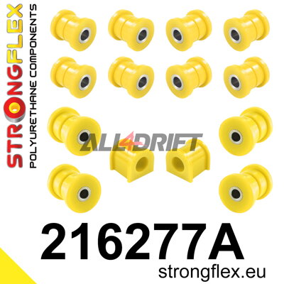 216277A Sada silentblokov zadnej nápravy SPORT - Toyota AT200 ST202 ST204 FWD