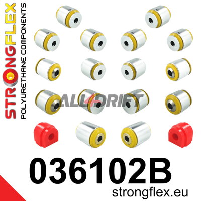 036102B Sada silentblokov zadnej nápravy BMW X3 / X4