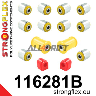116281B Sada silentblokov zadného zavesenia Infiniti / Mercedes