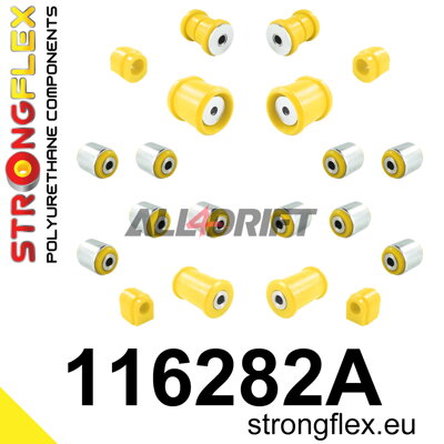 116282A Kompletná sada polyuretánových silentblokov zavesenia SPORT Infiniti / Mercedes