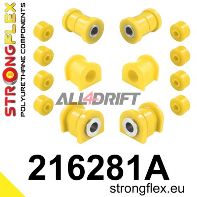 216281A Sada silentblokov prednej nápravy SPORT - Toyota Sera (90-95) EXY1