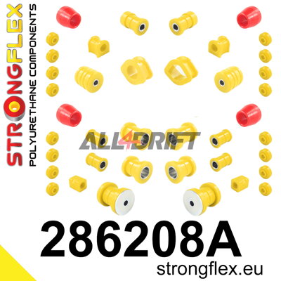 286208A Kompletná sada silentblokov náprav SPORT Datsun / Nissan