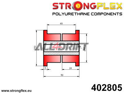 402805 Univerzálny silentblok 40mm