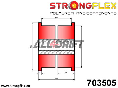 703505 Univerzálny silentblok 70mm