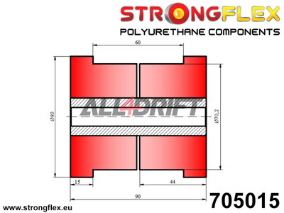 705015 Univerzálny silentblok 70mm