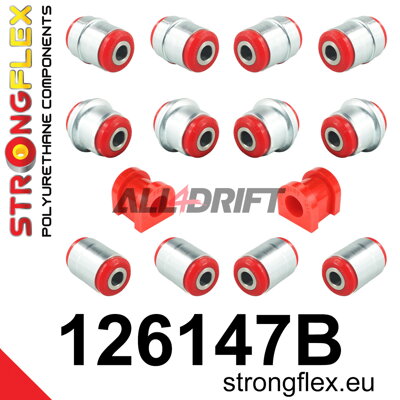 126147B Sada silentblokov zadnej nápravy