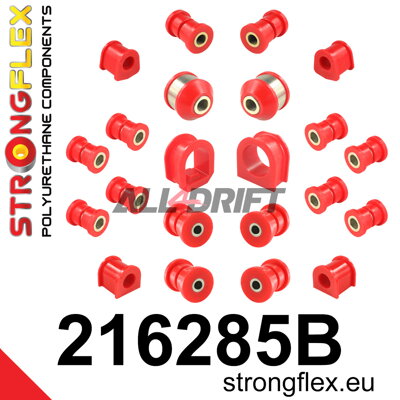 216285B Kompletná sada silentblokov náprav - Toyota E100 FWD