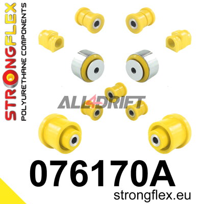 076170A Kompletná sada silentblokov náprav SPORT Ford Fiesta / Puma