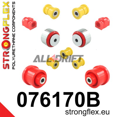 076170B Kompletná sada silentblokov náprav Ford Fiesta / Puma