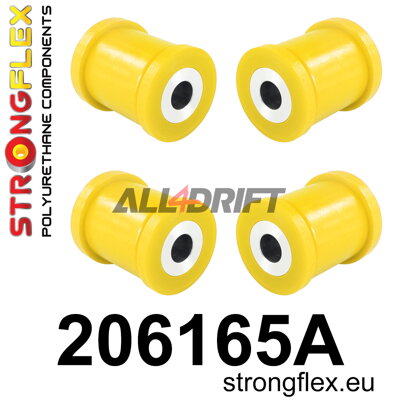 206165A Sada silentblokov zadného pomocného rámu SPORT - Suzuki FWD