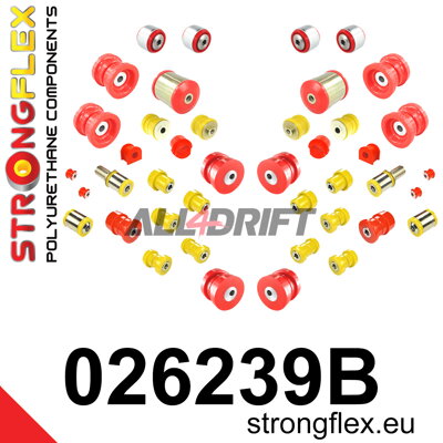 026239B Kompletná sada silentblokov podvozka - Audi C5 (97-04) Quattro & Allroad