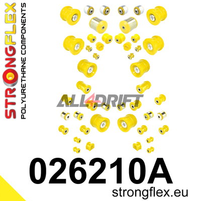 026210A Kompletná sada silentblokov podvozka SPORT - Audi C6 (04-11) Quattro & Allroad