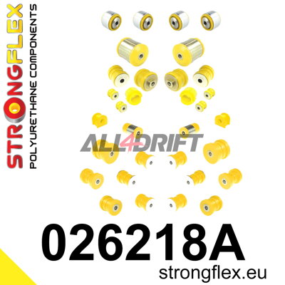 026218A Sada silentblokov zavesenia SPORT Audi