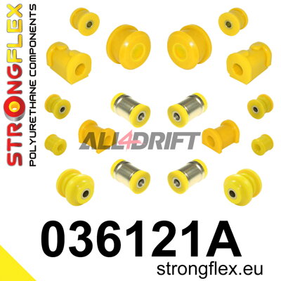 036121A Kompletná sada polyuretánových silentblokov náprav SPORT BMW Z1