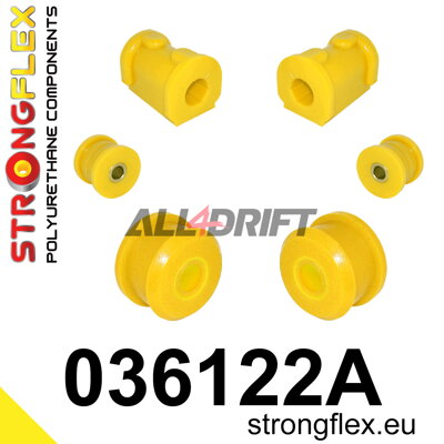036122A Sada silentblokov prednej nápravy SPORT BMW E30 / Z1