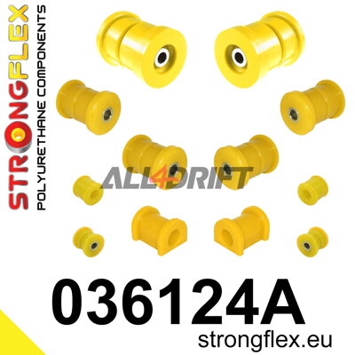 036124A Sada silentblokov zadnej nápravy SPORT BMW E23 / E24 / E28
