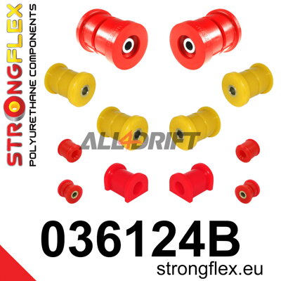 036124B Sada silentblokov zadnej nápravy BMW E23 / E24 / E28