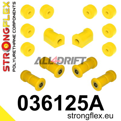 036125A Sada silentblokov zadnej nápravy SPORT BMW E23