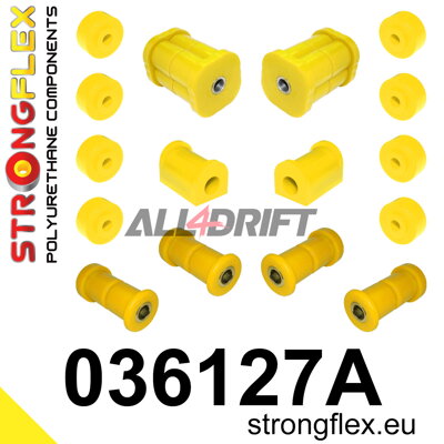 036127A Sada silentblokov zadnej nápravy SPORT BMW E21