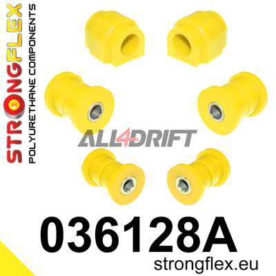 036128A Sada silentblokov prednej nápravy SPORT BMW E21