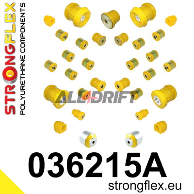 036215A Kompletná sada silentblokov náprav SPORT BMW E8x / E9x