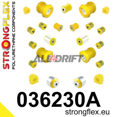 036230A Kompletná sada silentblokov náprav SPORT BMW E82 / E9x