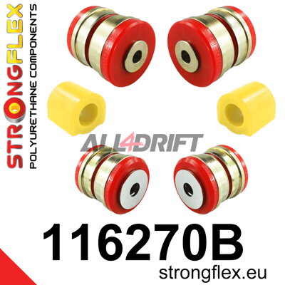 116270B Sada silentblokov predného zavesenia - Mercedes W204 4MATIC