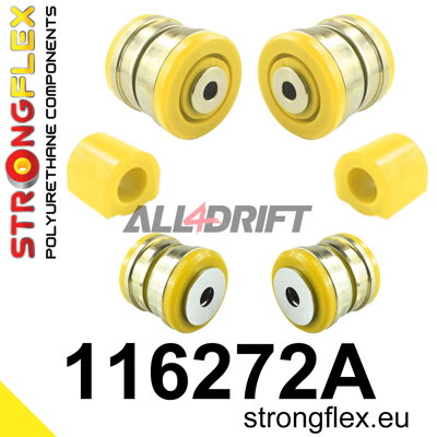116272A Sada silentblokov predného zavesenia SPORT - Mercedes W212 4MATIC