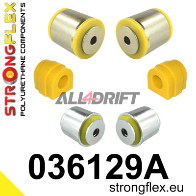 036129A Sada silentblokov prednej nápravy SPORT BMW E39