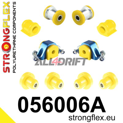 056006A Kompletná sada silentblokov náprav SPORT Citroën / Peugeot
