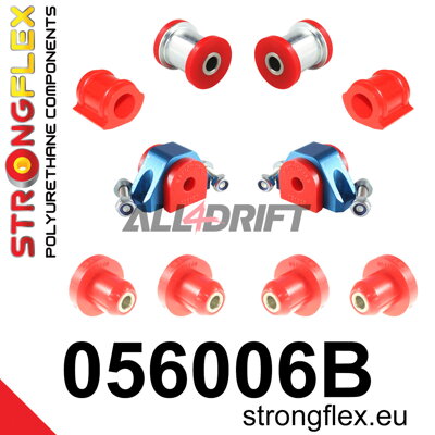 056006B Kompletná sada silentblokov náprav Citroën / Peugeot